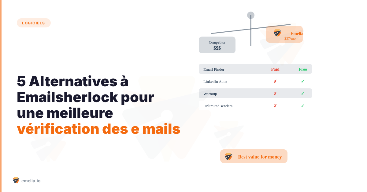 5 Alternatives à Emailsherlock pour une meilleure vérification des e mails