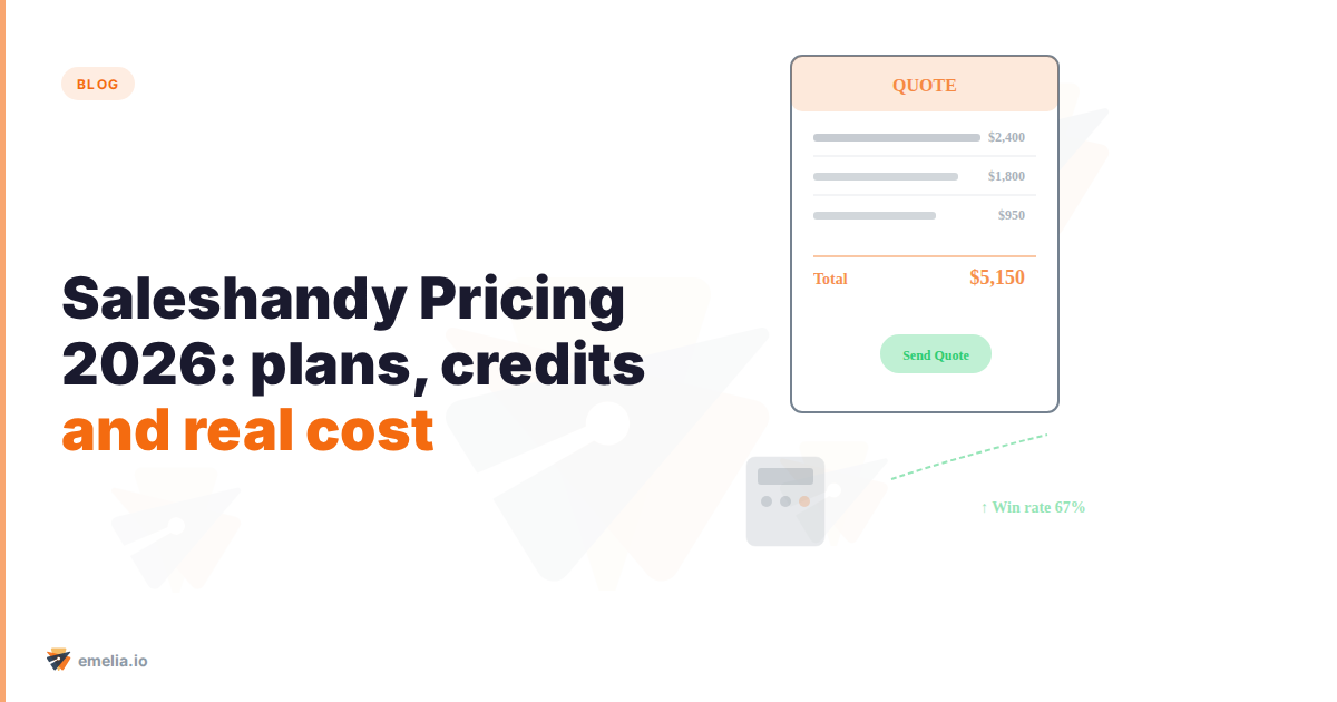 Saleshandy Pricing 2026: Plans, Credits and Real Cost per Email