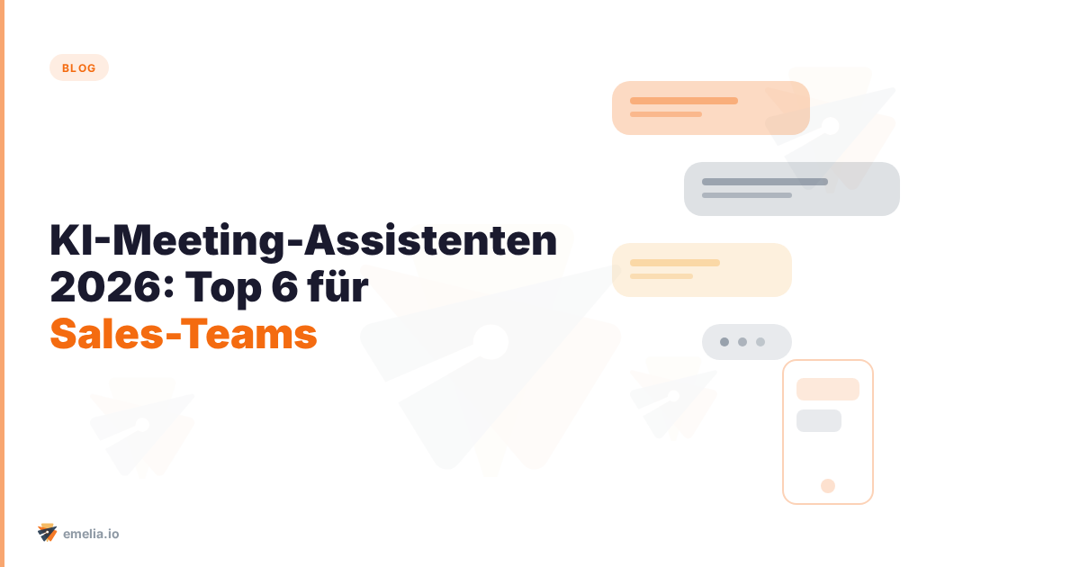 KI-Meeting-Assistenten 2026: Top 6 für Sales-Teams