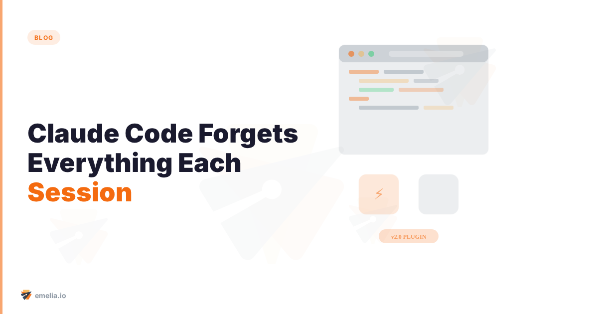 Claude Code Forgets Everything Each Session: How claude-mem Fixes It