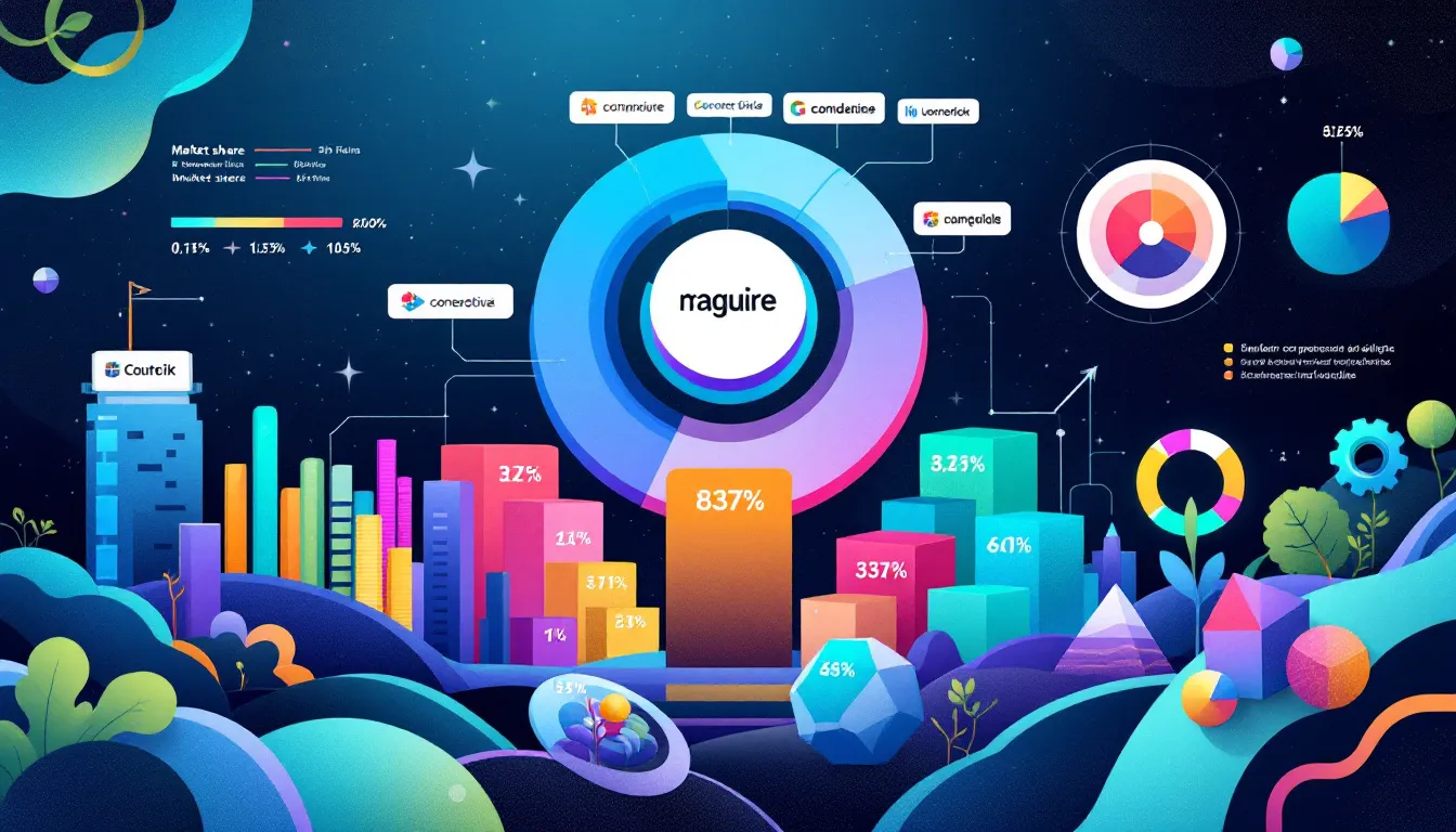Illustration showing a whole bunch of diagrams, graphs, etc.