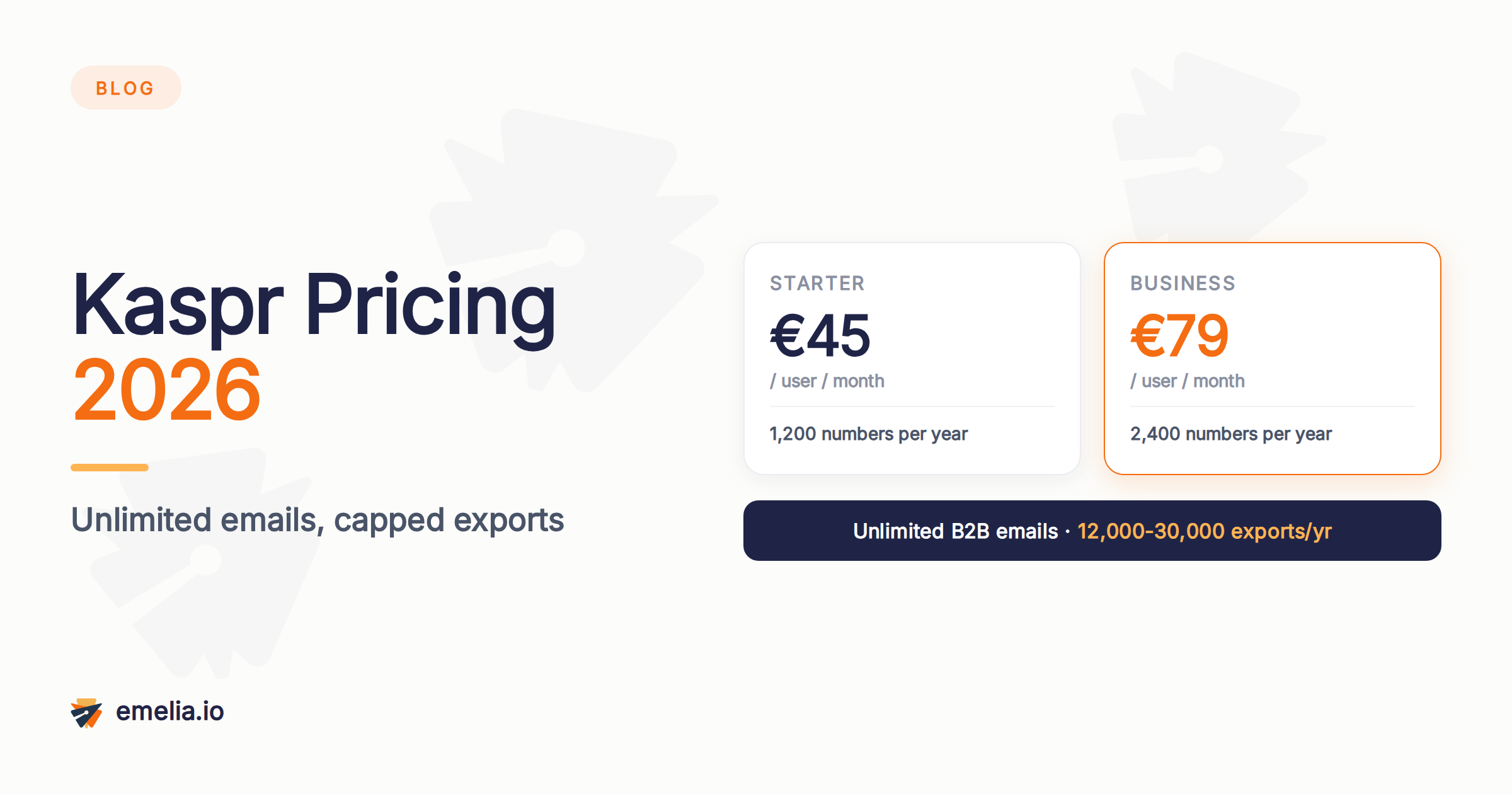 Kaspr Pricing 2026: Plans, Phone Credits and Export Caps