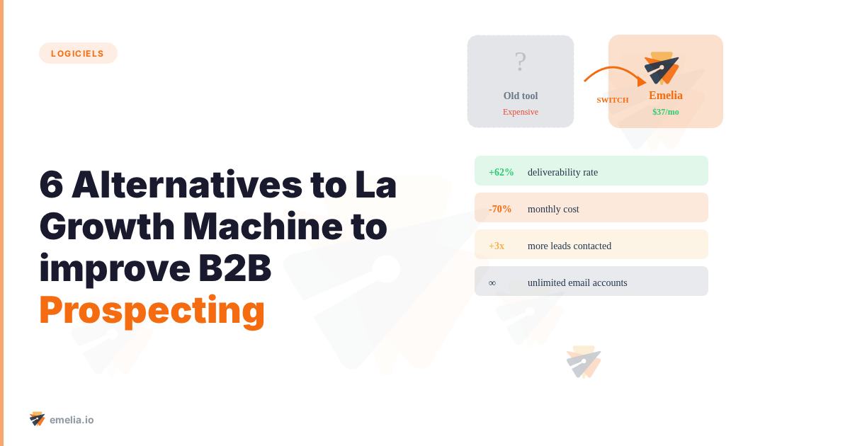 6 Alternatives to La Growth Machine to improve B2B Prospecting