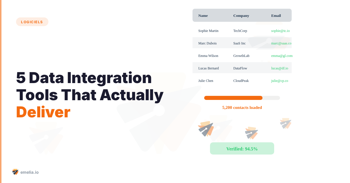 5 Data Integration Tools That Actually Deliver (No Fluff, Just Facts)