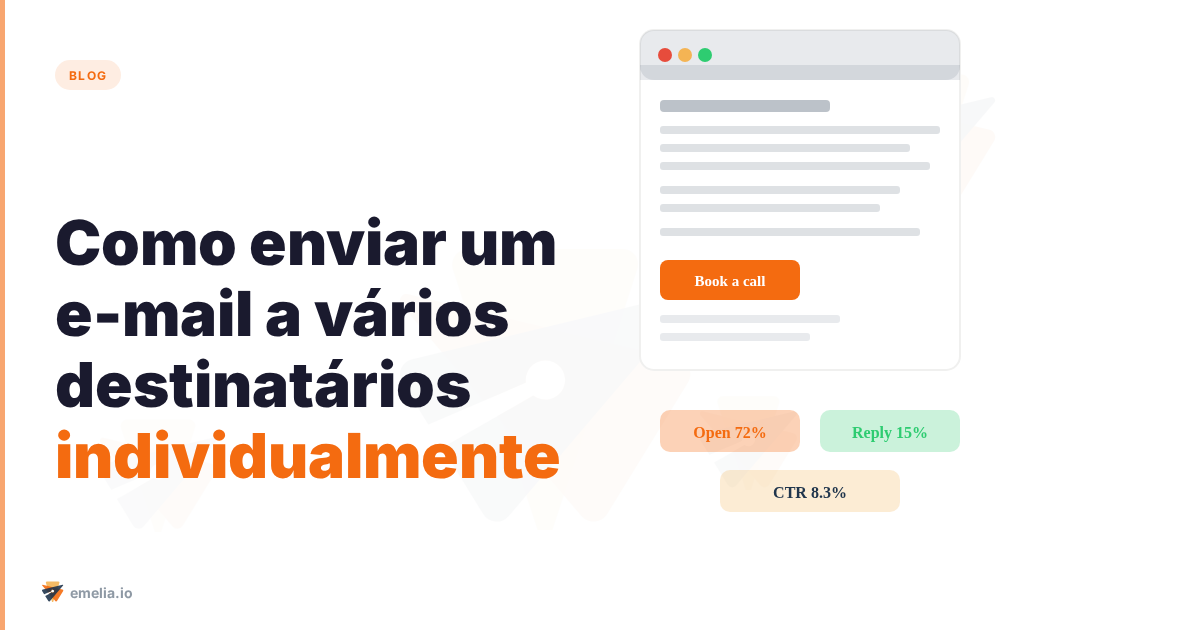 Como enviar um e-mail a vários destinatários individualmente