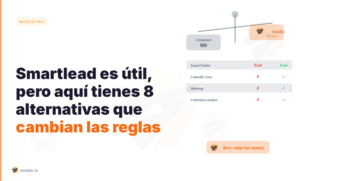 Smartlead es útil, pero aquí tienes 8 alternativas que cambian las reglas del juego.