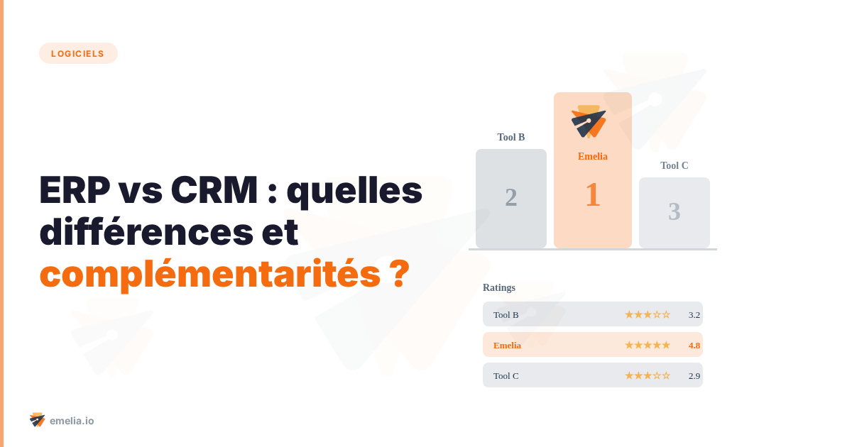 ERP vs CRM : quelles différences et complémentarités ?