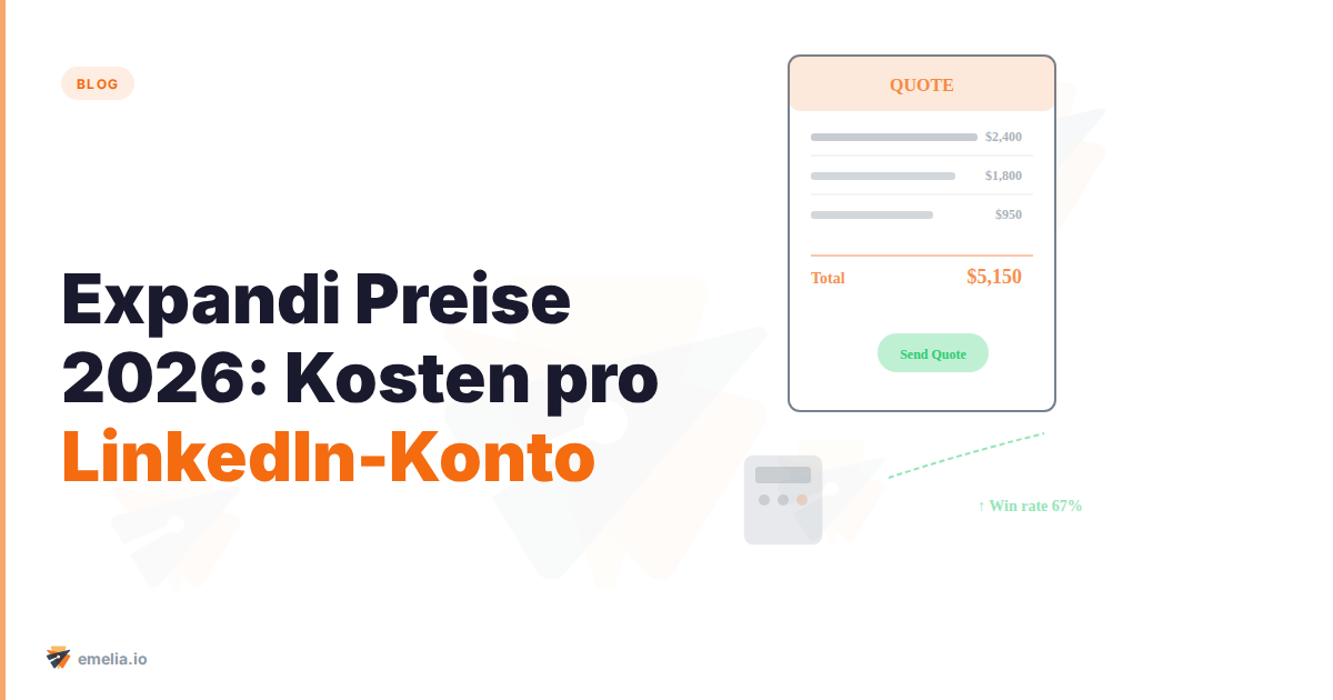 Expandi Preise 2026: Kosten pro LinkedIn-Konto und echtes Budget