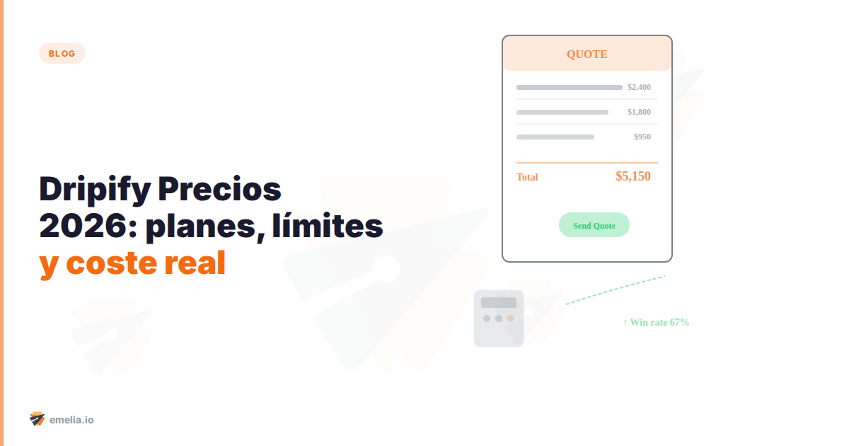 Dripify Precios 2026: planes, límites y coste real por usuario