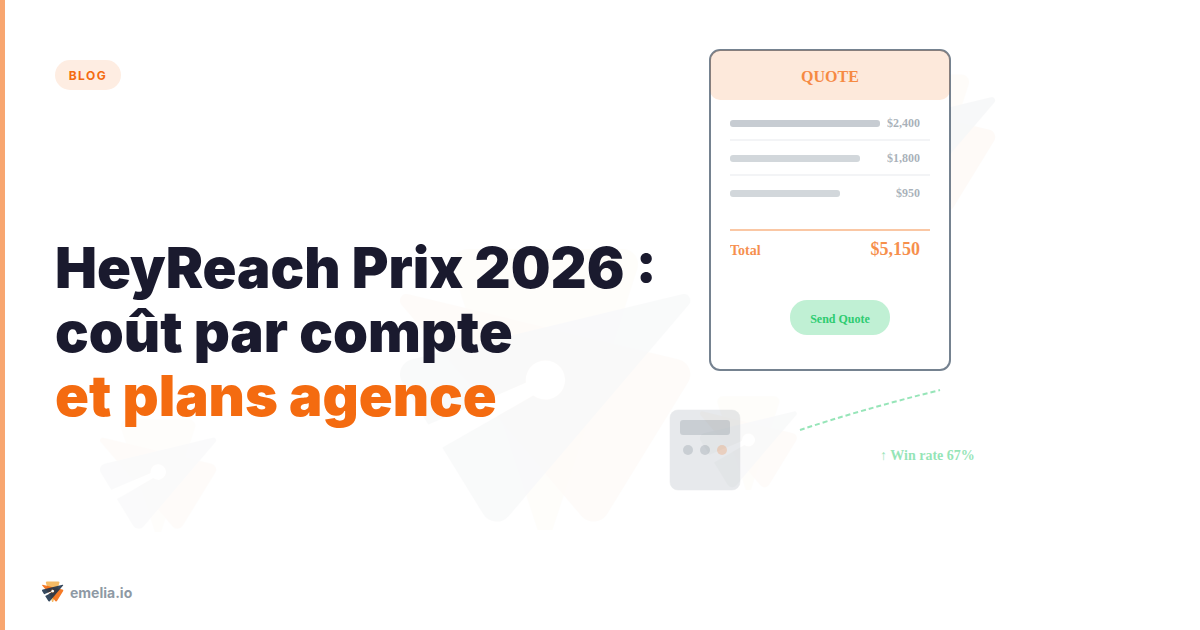 HeyReach Prix 2026 : coût par compte LinkedIn et plans agence