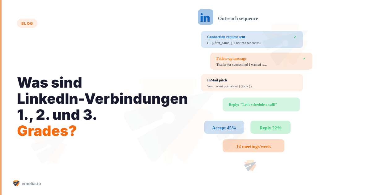 Was sind LinkedIn-Verbindungen 1., 2. und 3. Grades?