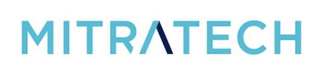 Mitratech written in light green on a white background