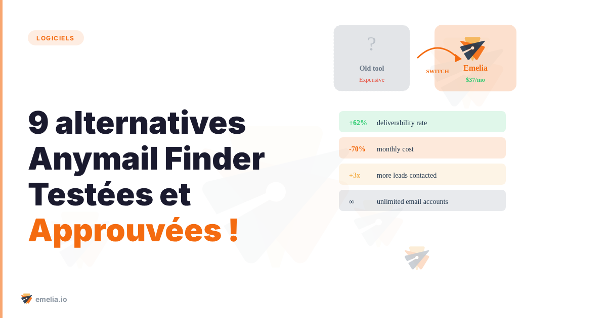 9 alternatives Anymail Finder Testées et Approuvées !