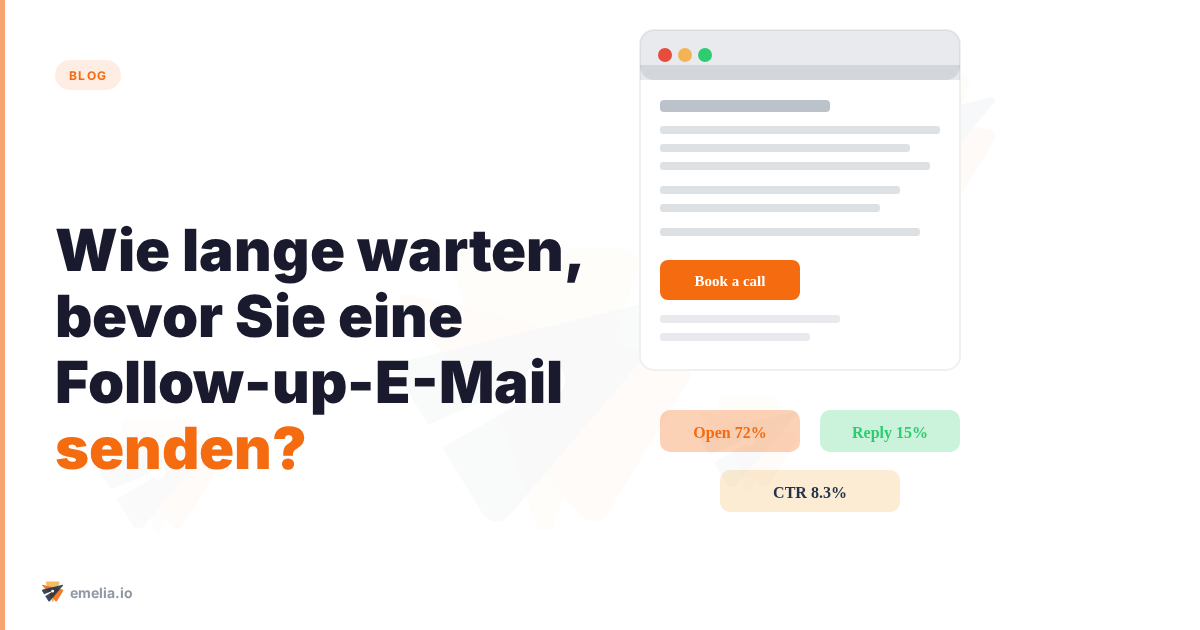 Wie lange warten, bevor Sie eine Follow-up-E-Mail senden?