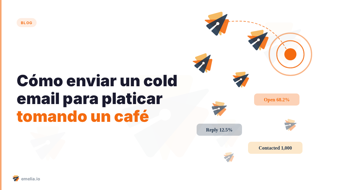 Cómo enviar un cold email para platicar tomando un café