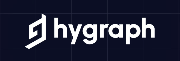 Hygraph written in white on a black background