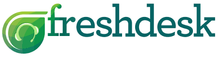 Freshdesk written in shades of green on a white background