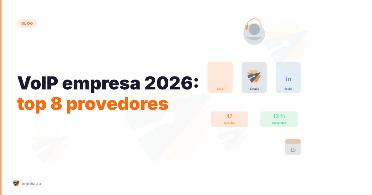 VoIP empresa 2026: top 8 provedores (sales B2B)