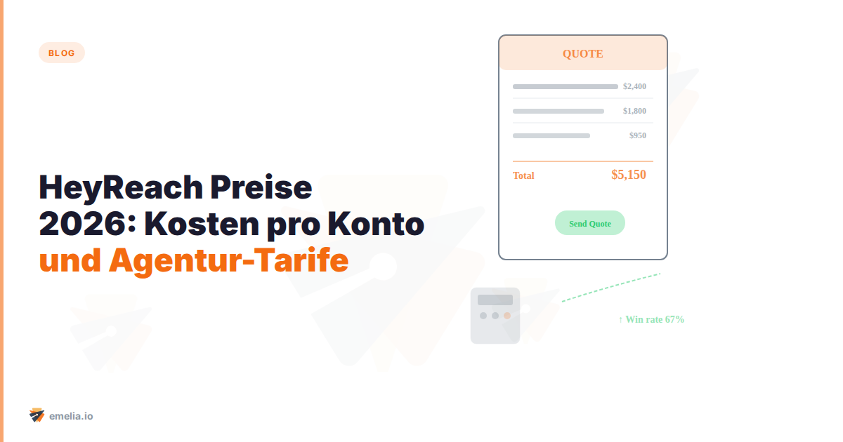 HeyReach Preise 2026: Kosten pro LinkedIn-Konto und Agentur-Tarife