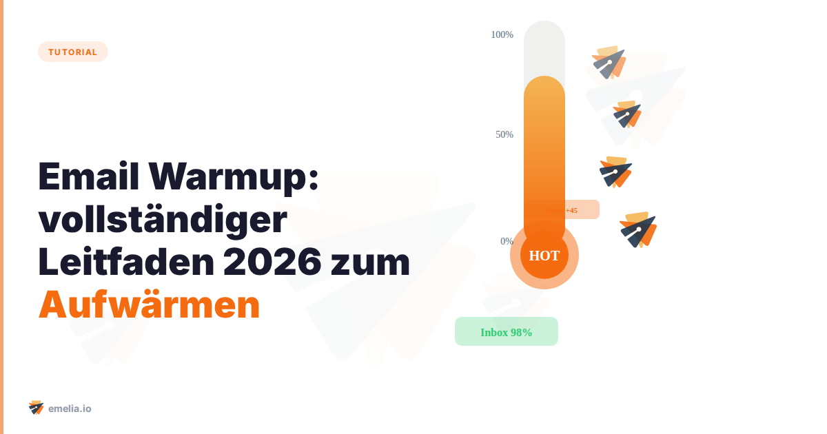 Email Warmup: vollständiger Leitfaden 2026 zum Aufwärmen Ihrer E-Mail-Adresse