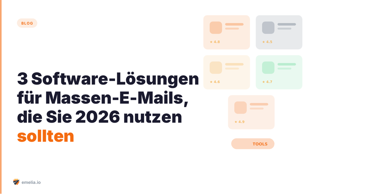 3 Software-Lösungen für Massen-E-Mails, die Sie 2026 nutzen sollten