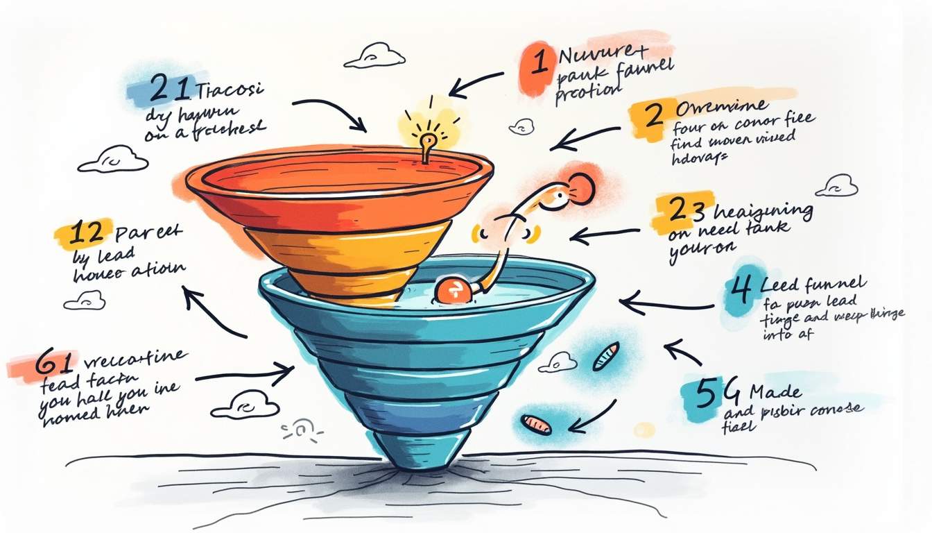 Illustration of two funnels, one inside the other