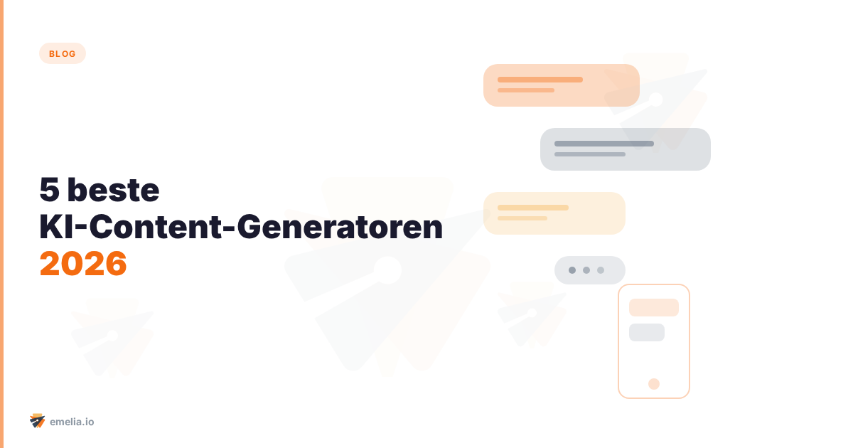 5 beste KI-Content-Generatoren 2026 (Cold Email)