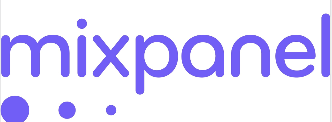Mixpanel written in purple on a white background