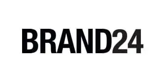 BRAND24 written in black on a white background