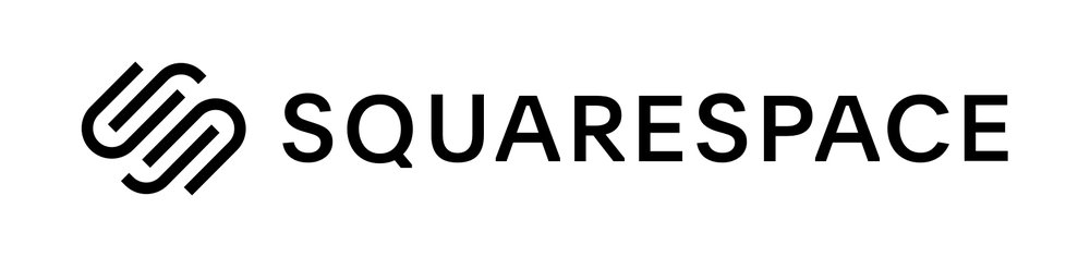 Squarespace written in black on a white background