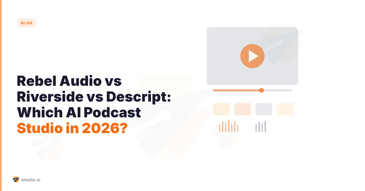 Rebel Audio vs Riverside vs Descript: Which AI Podcast Studio Should You Pick in 2026?