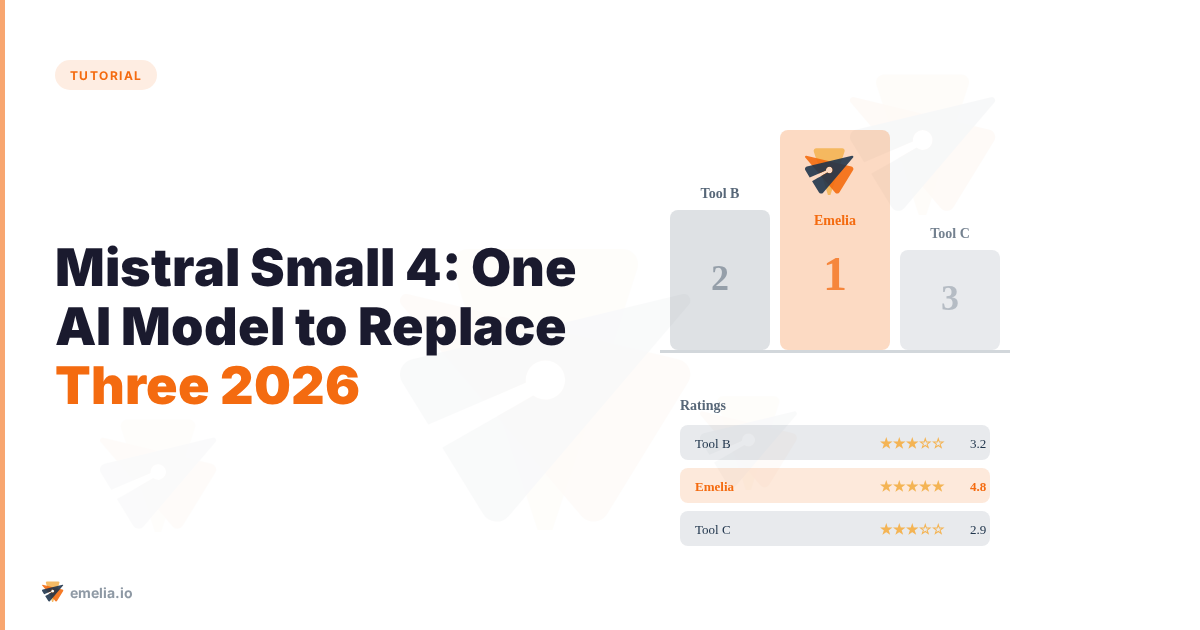 Mistral Small 4: One AI Model to Replace Three (Complete Guide & Benchmarks 2026)