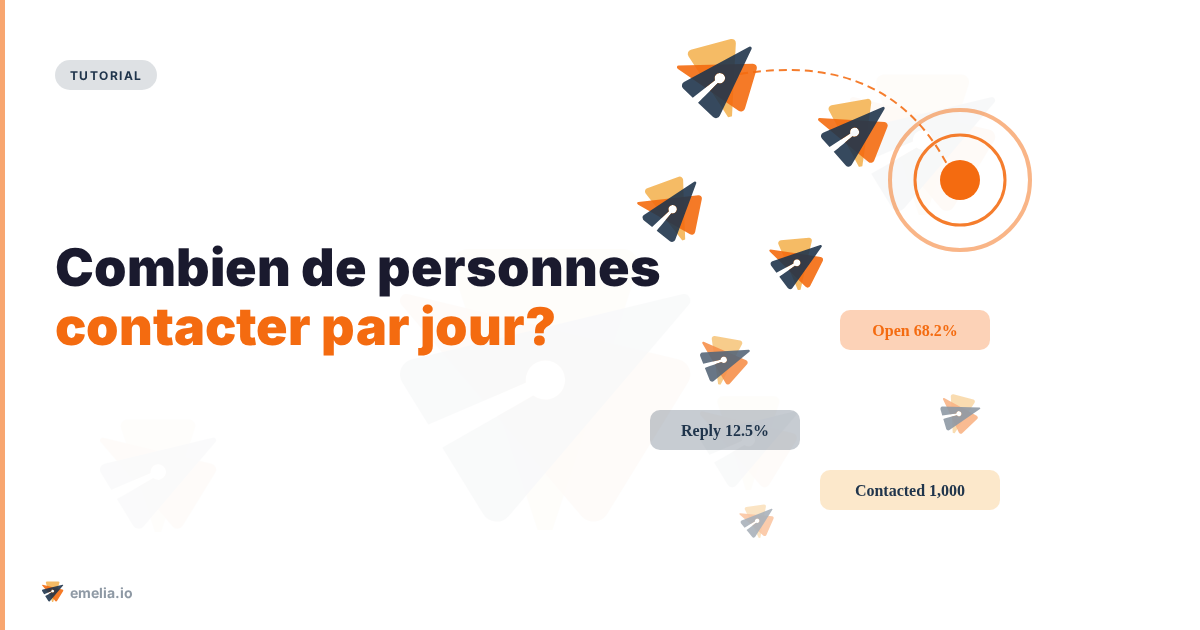 Combien de personnes contacter par jour?