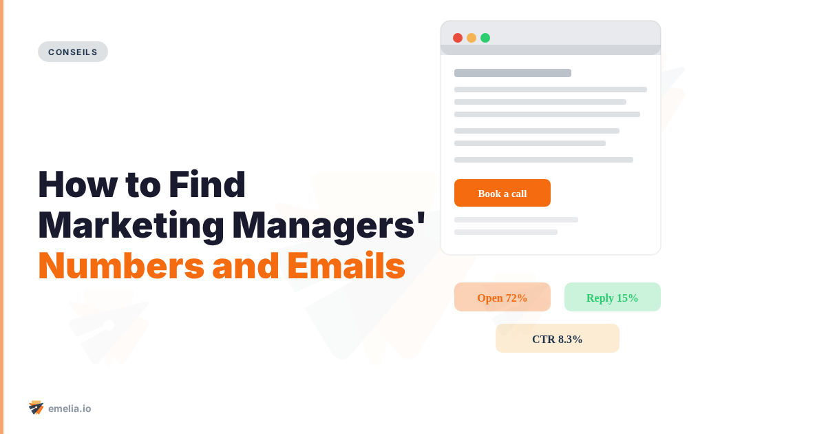 How to Find Marketing Managers' Numbers and Emails: A Step-by-Step Guide