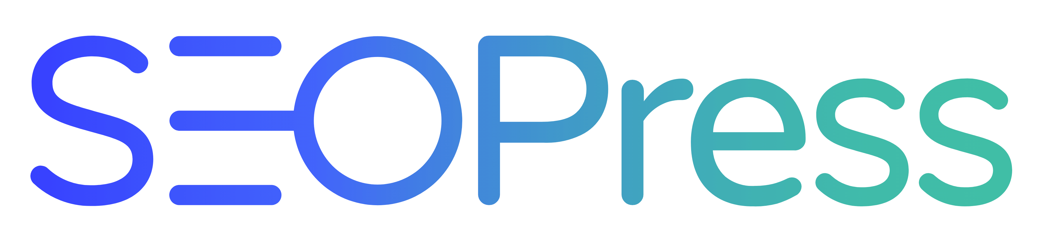 SEO press written in shades of blue