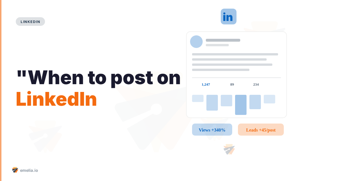 "When to post on LinkedIn to boost your engagement