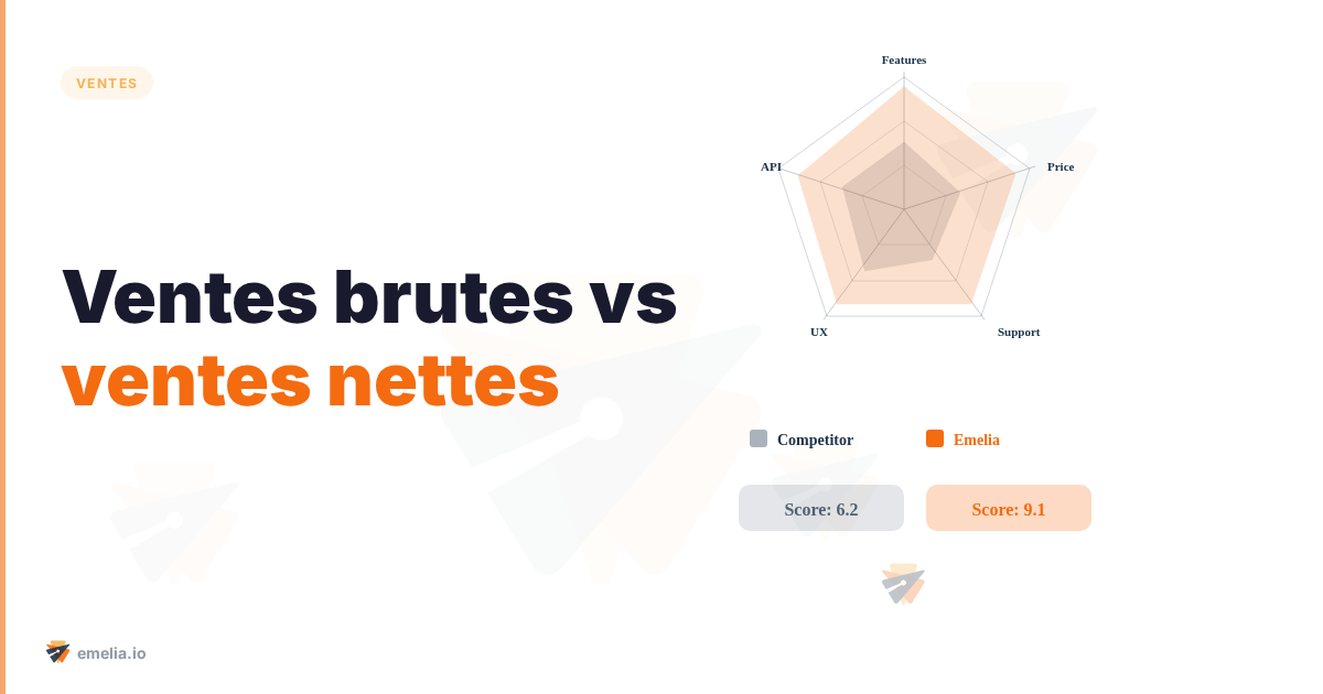 Ventes brutes vs ventes nettes : les differences essentielles à connaitre
