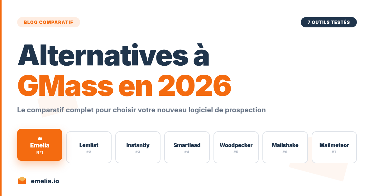 7 GMass-Alternativen 2026: Der Vergleich für Ihre neue Prospecting-Software