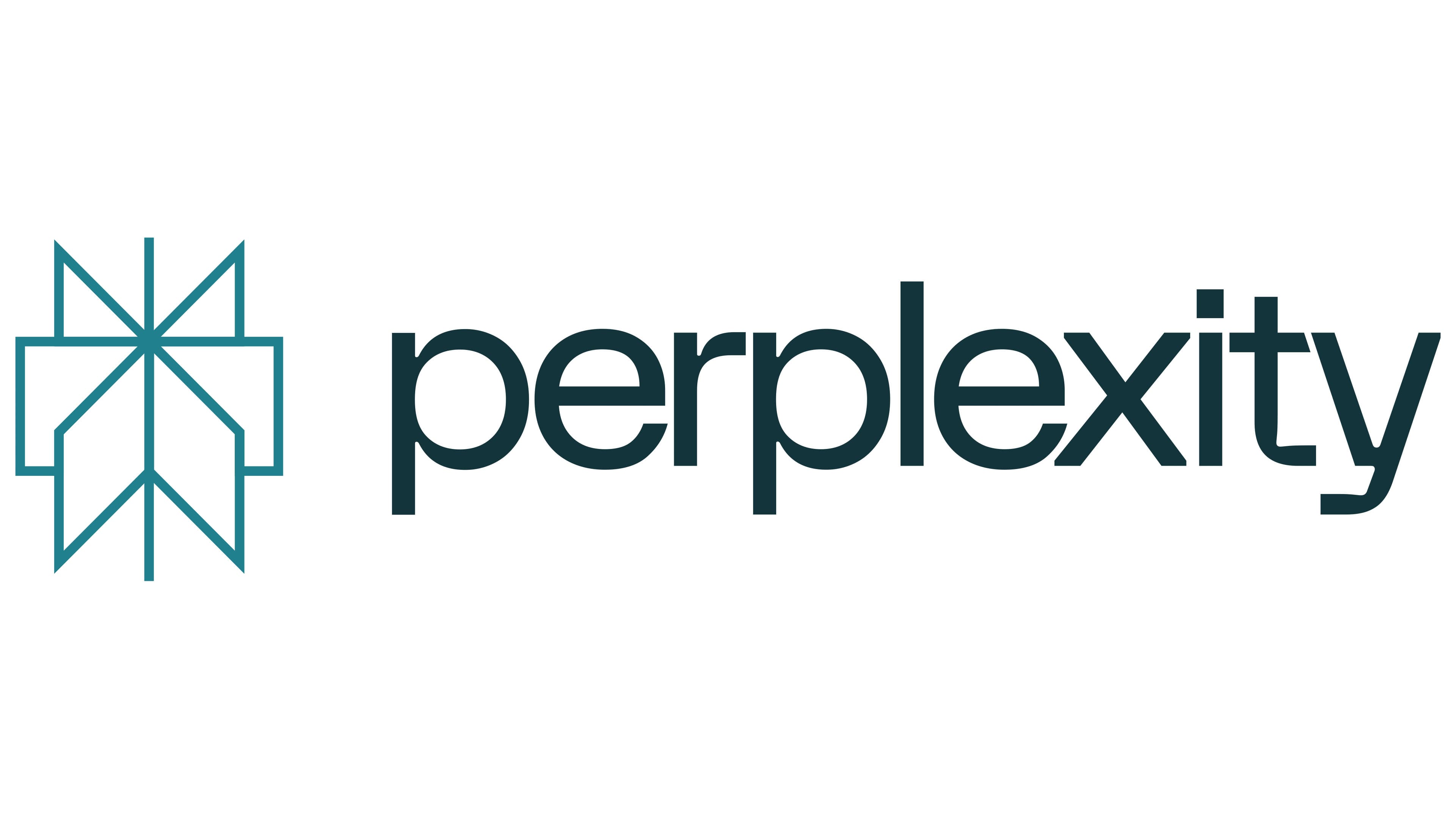 Perplexity logo on white background