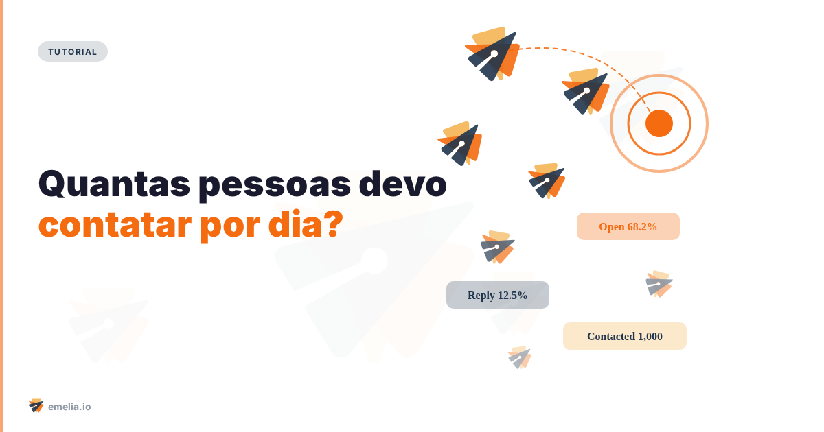 Quantas pessoas devo contatar por dia?