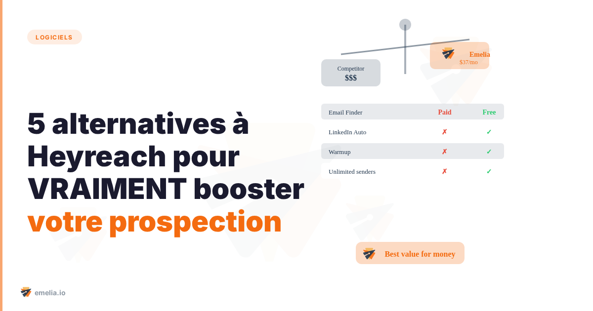 5 alternatives à Heyreach pour VRAIMENT booster votre prospection