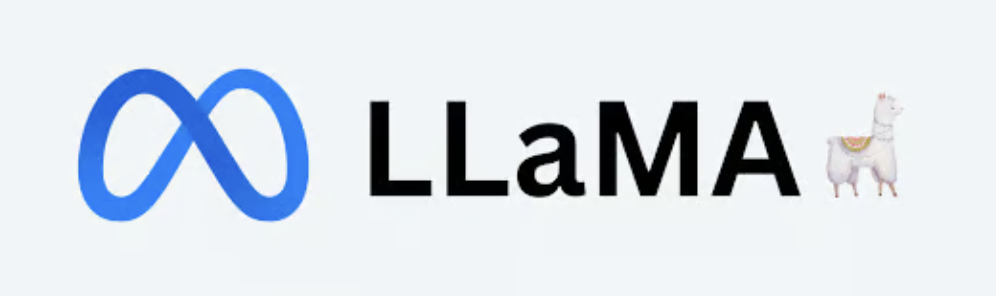 LLAMA write in blanche and on the left one Lama 