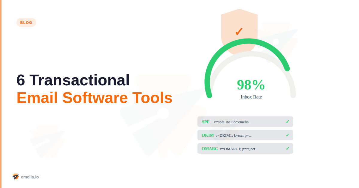 6 Transactional Email Software Tools That Actually Deliver (No Spam Folder Drama)