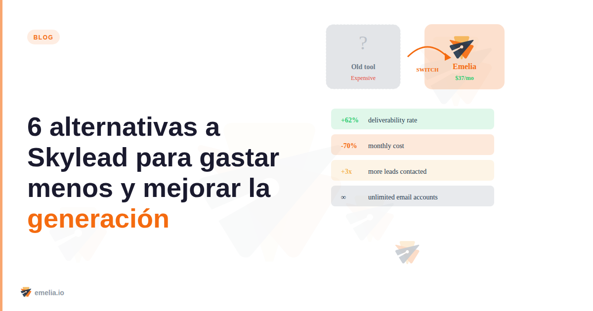 6 alternativas a Skylead para gastar menos y mejorar la generación de clientes potenciales