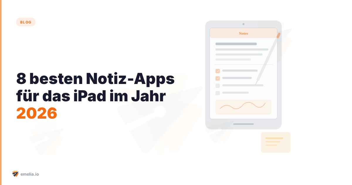 Die 8 besten Notiz-Apps für das iPad im Jahr 2026