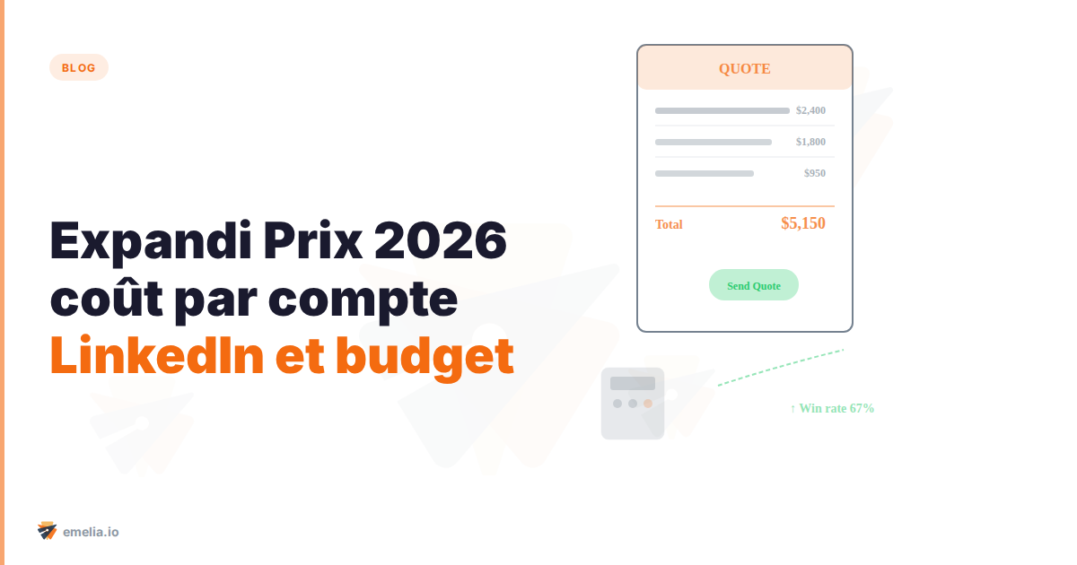 Expandi Prix 2026 : coût par compte LinkedIn et budget réel