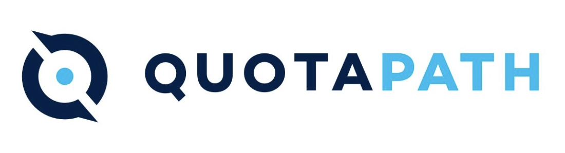 Quota written in dark blue and Path in light blue, all on a white background.