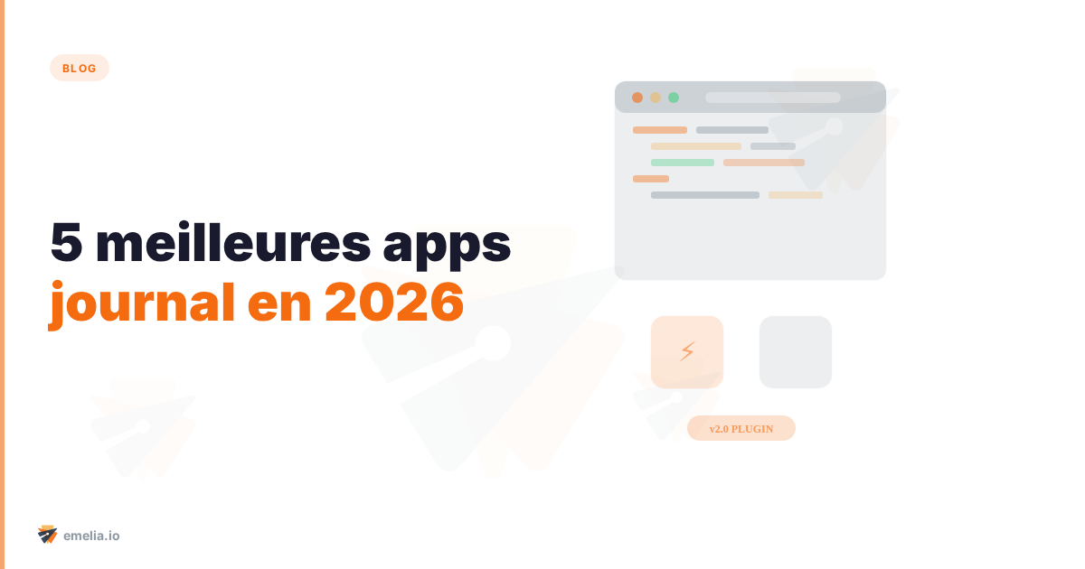 Les 5 meilleures applications de journal en 2026 