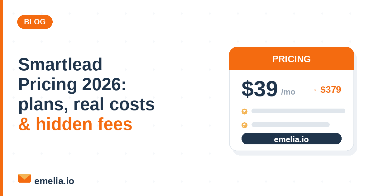 Smartlead Pricing 2026: Plans, Real Costs and Hidden Fees