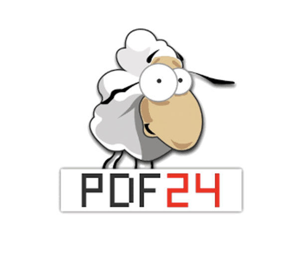 Mouton blanc et dessous PDF ecris en noir et 24 en rouge